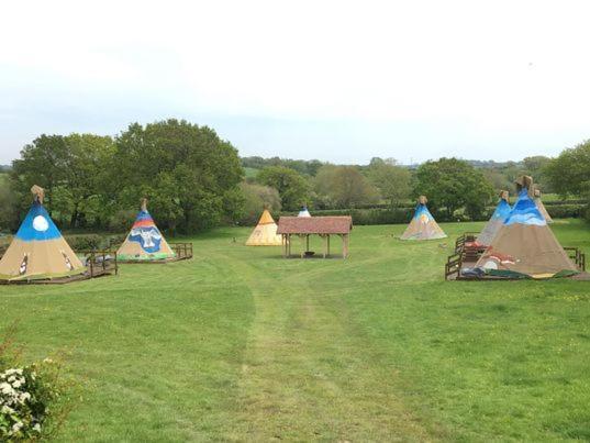 Big Sky Tipi Holidays Wartling Eksteriør billede